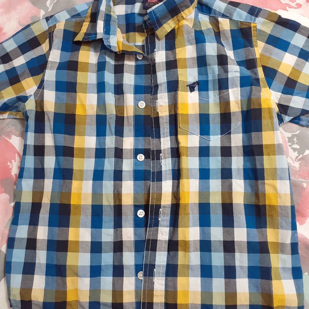 💰boys Wrangler button up